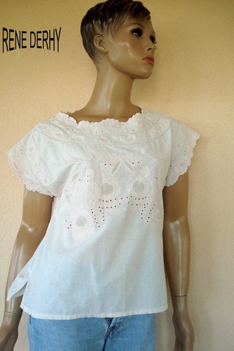 Tee shirt rene derhy blanc - tee,